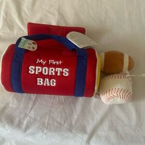 Gund My First Sports Bag - Red and Blue